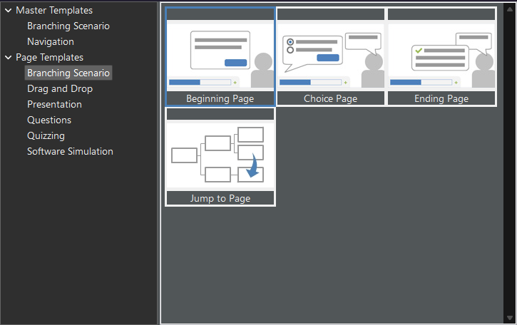 page templates